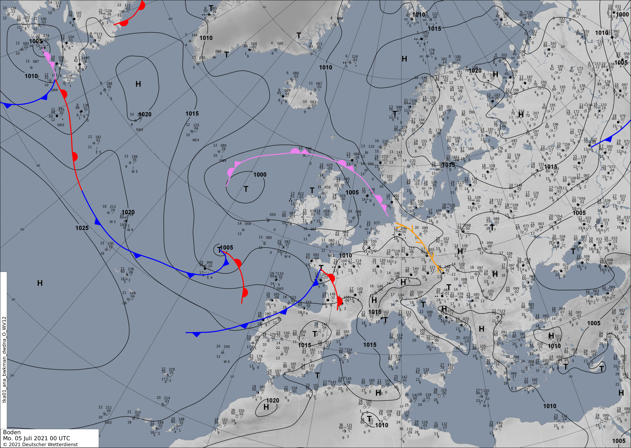 Sinoptic-chart-Europe-2-2048x1453 Europe weather forecast #weatherforecast (Vremea în Europa). Rain radar