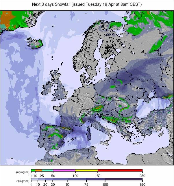 Precipitation maps Europe #rainfall (Precipitații în Europa ...