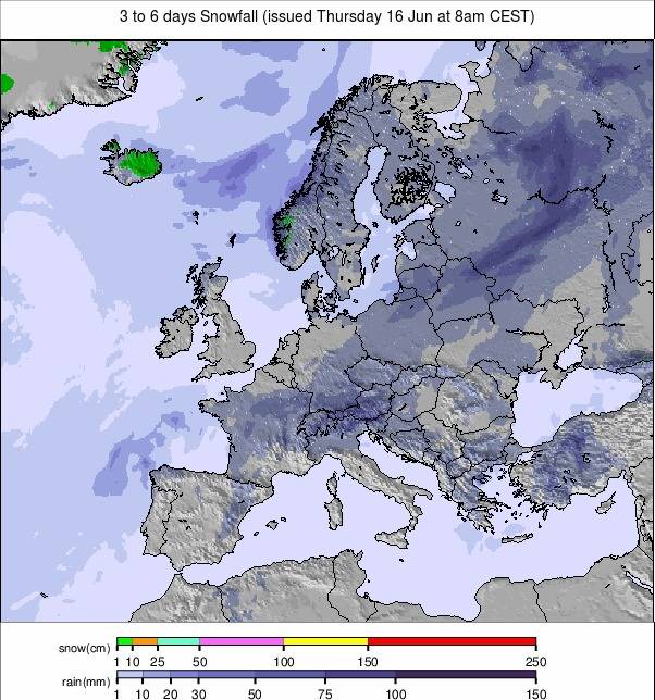 Precipitation maps Europe #rainfall (Precipitații în Europa ...