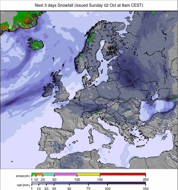 Precipitation maps Europe #rainfall (Precipitații în Europa ...