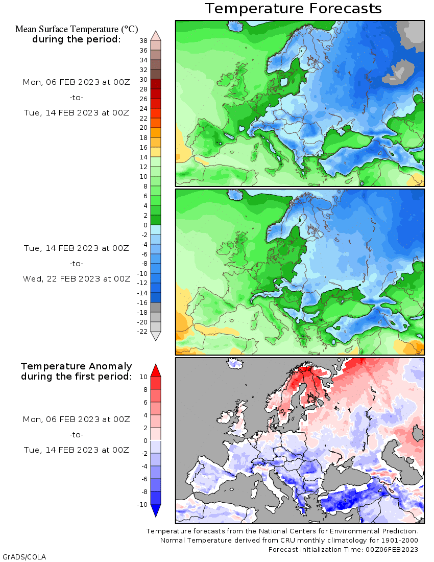 Weather forecast 2 weeks #Europe #USA (Temperaturi și precipitații ...