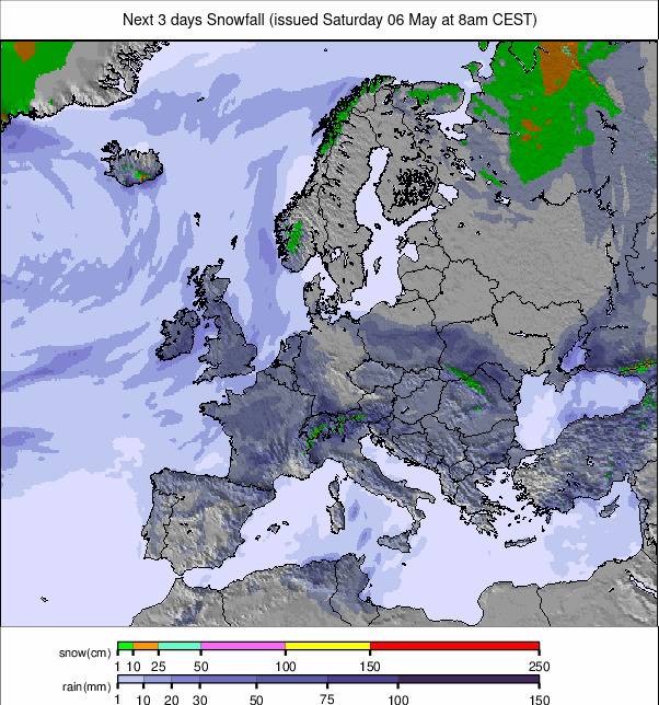 Precipitation maps Europe #rainfall (Precipitații în Europa ...