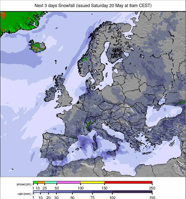 Precipitation maps Europe #rainfall (Precipitații în Europa ...