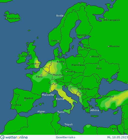 Thunderstorm-Probability_20230510_europe Thunderstorm forecast #Europe, #NorthAmerica and #Asia (Prognoza furtună în Europa, America de Nord si Asia)