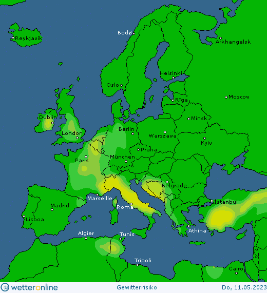 Thunderstorm-Probability_20230511_europe Thunderstorm forecast #Europe, #NorthAmerica and #Asia (Prognoza furtună în Europa, America de Nord si Asia)