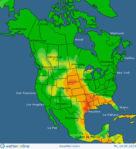 Thunderstorm-forecast-USA-1 Thunderstorm forecast #Europe, #NorthAmerica and #Asia (Prognoza furtună în Europa, America de Nord si Asia)