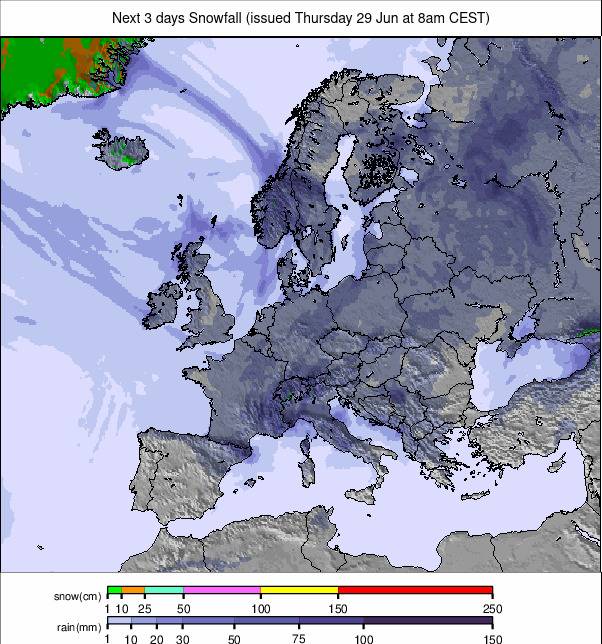 Precipitation maps Europe #rainfall (Precipitații în Europa ...