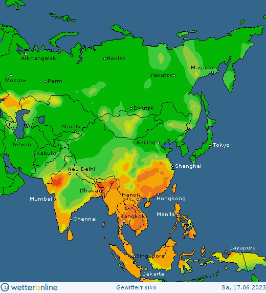 Thunderstorm-forecast-Asia-saturday-2