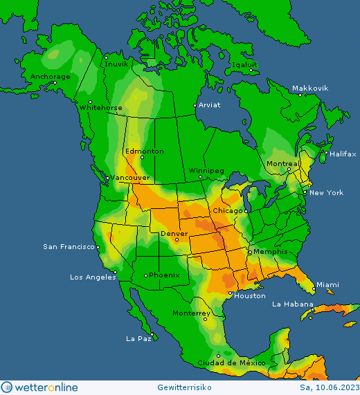 Thunderstorm-forecast-USA-saturday-1