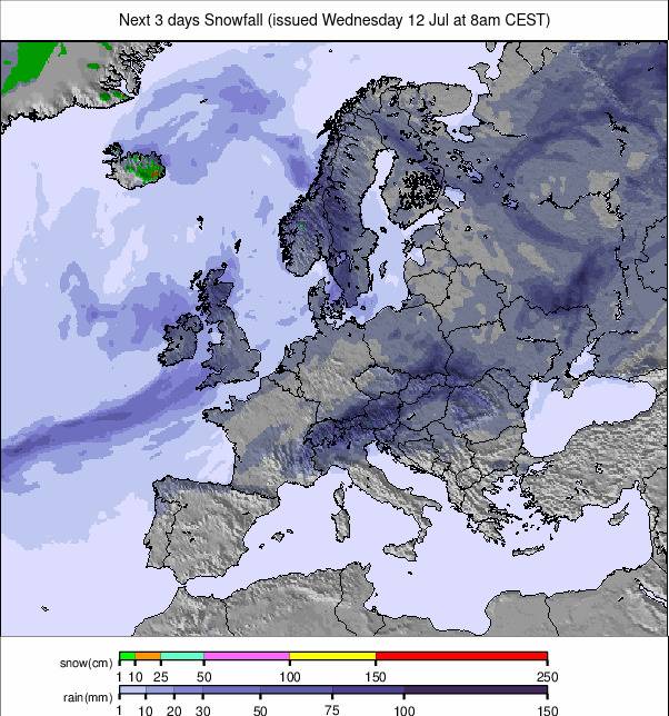 Precipitation Maps Europe #rainfall (precipitații în Europa 