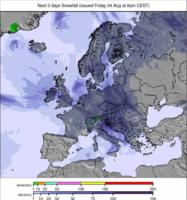 Precipitation maps Europe #rainfall (Precipitații în Europa ...