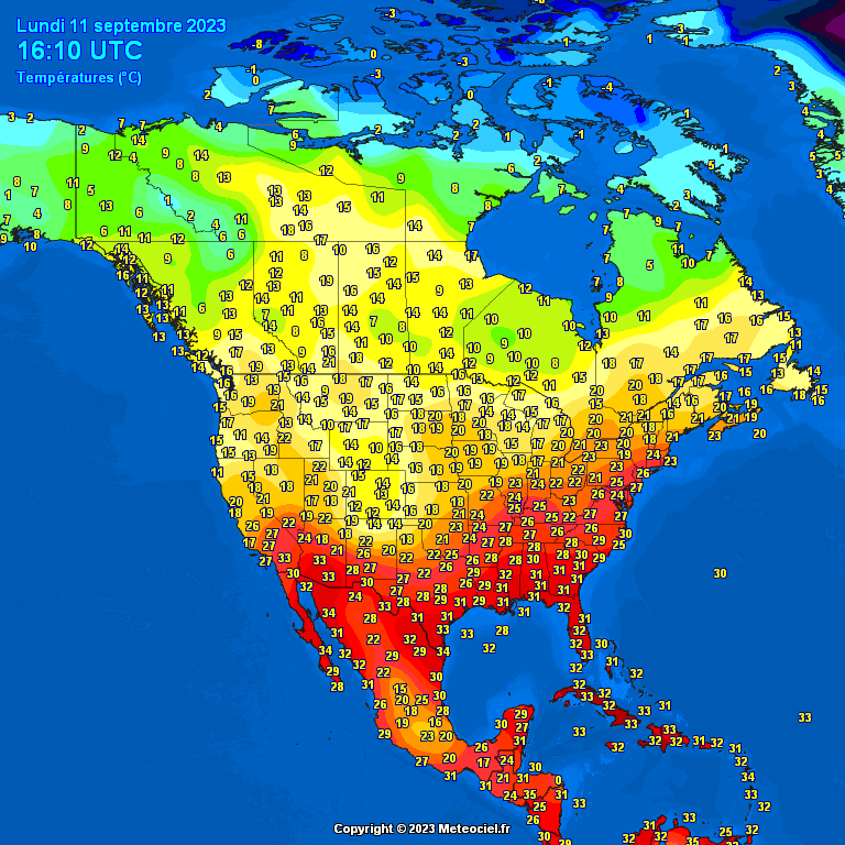 North-America-temperatures-6 Temperatures North America #USA (Temperatura în America de Nord)