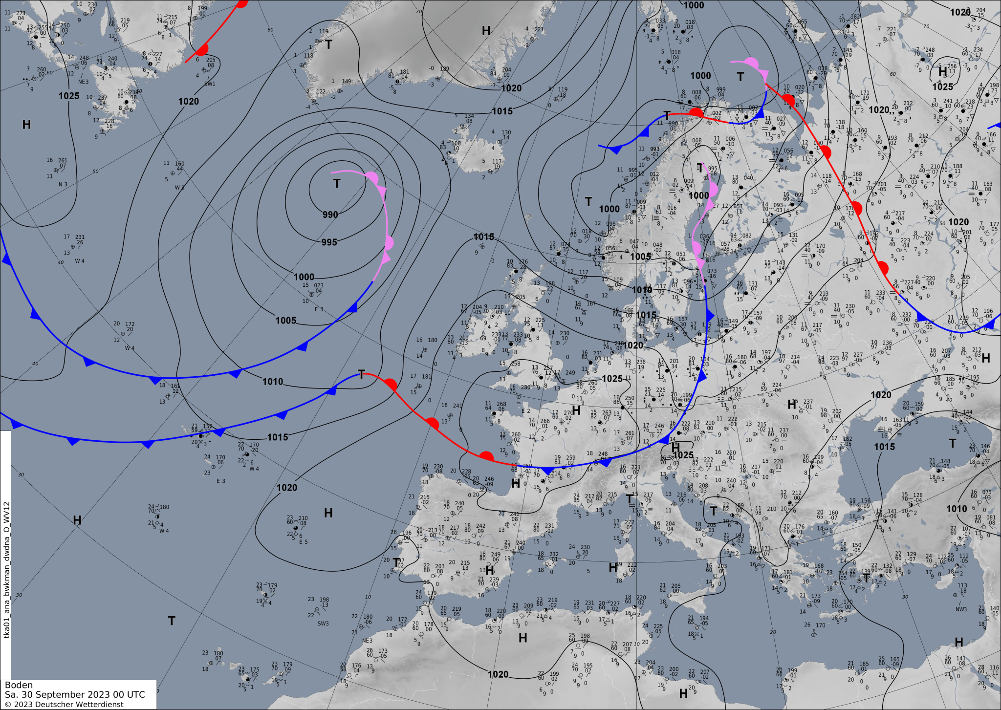 Sinoptic-chart-Europe-24-2048x1453 Europe weather forecast 48h #weatherforecast (Prognoza meteo Europa). Radar