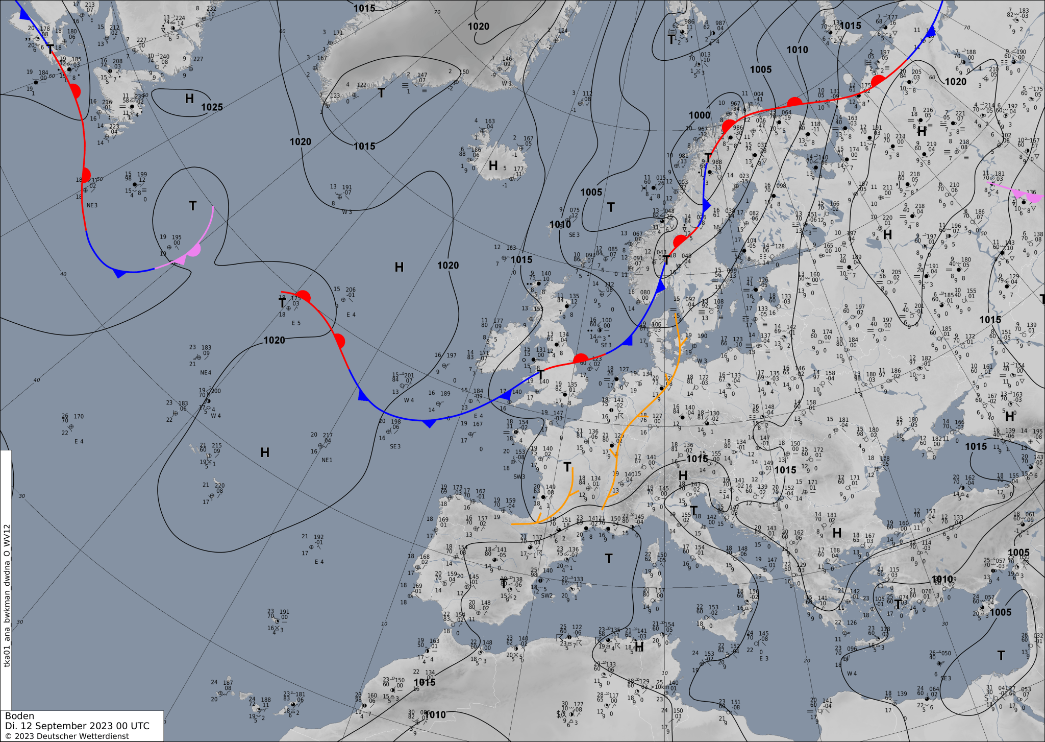 Sinoptic-chart-Europe-8-2048x1453 Europe weather forecast #weatherforecast (Vremea în Europa). Rain radar