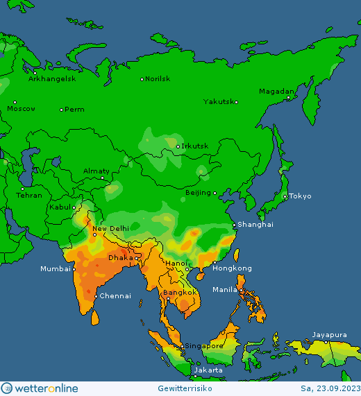 Thunderstorm-forecast-Asia-saturday-2