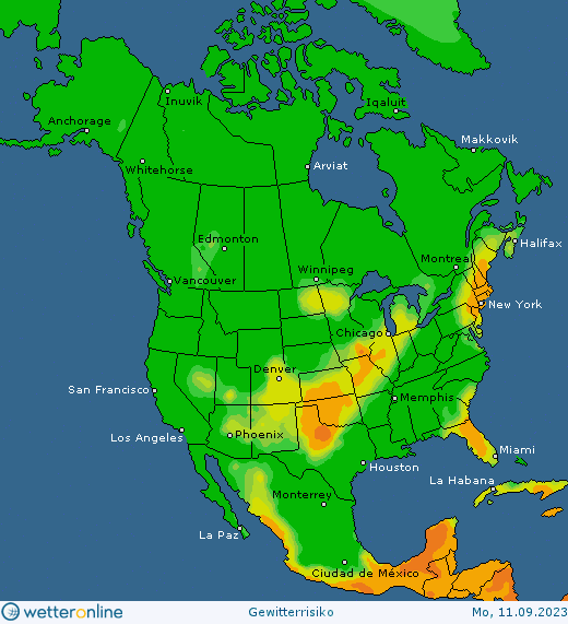 Thunderstorm-forecast-USAe Thunderstorm forecast #Europe, #NorthAmerica and #Asia (Prognoza furtună în Europa, America de Nord si Asia)