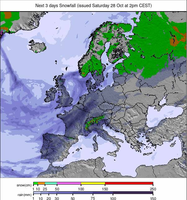 Precipitation-maps-46 Precipitation maps Europe #rainfall (Precipitații în Europa)