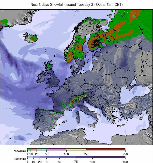 Precipitation-maps-50 Precipitation maps Europe #rainfall (Precipitații în Europa)