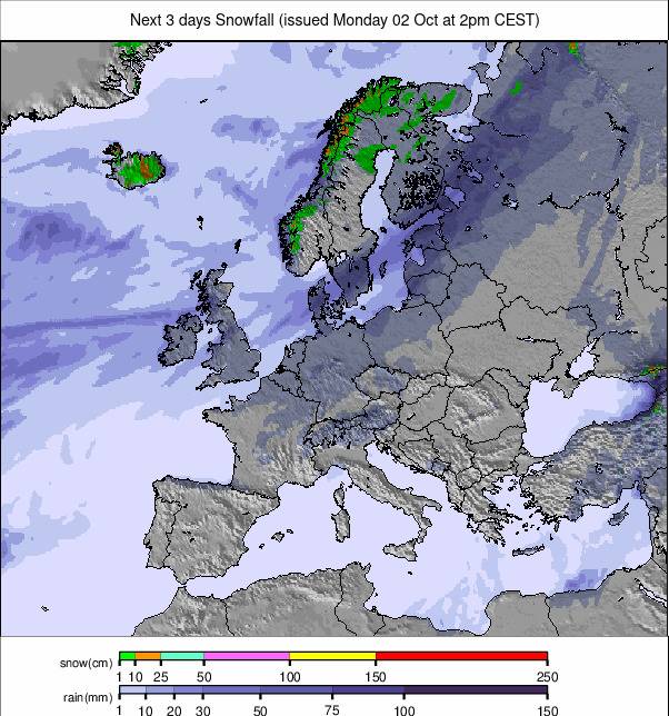 Precipitation maps Europe #rainfall (Precipitații în Europa ...