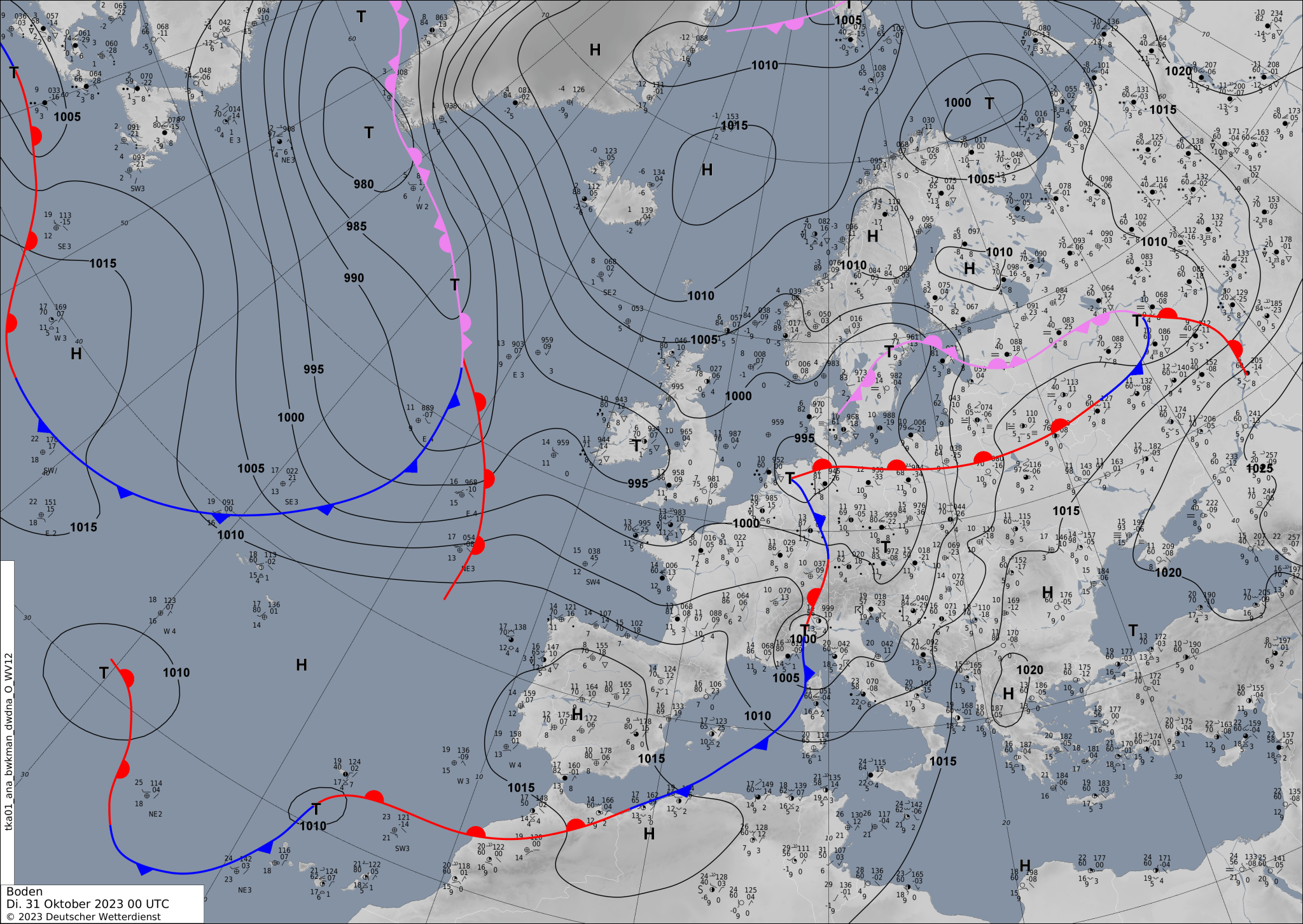 Sinoptic-chart-Europe-24-2048x1453 Europe weather forecast #weatherforecast (Vremea în Europa). Rain radar