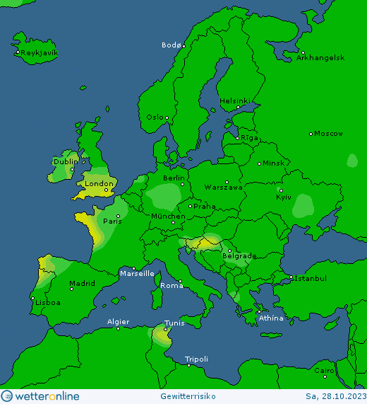 Thunderstorm-Probability_20231028_europe Thunderstorm forecast #Europe, #NorthAmerica and #Asia (Prognoza furtună în Europa, America de Nord si Asia)