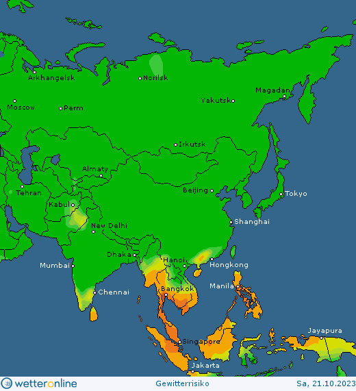 Thunderstorm-forecast-Asia-saturday-2