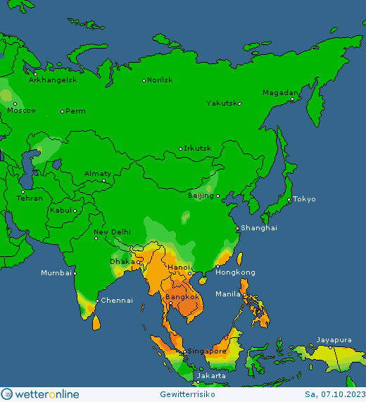 Thunderstorm-forecast-Asia-saturday