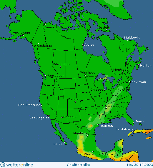 Thunderstorm-forecast-USA-20 Thunderstorm forecast #Europe, #NorthAmerica and #Asia (Prognoza furtună în Europa, America de Nord si Asia)