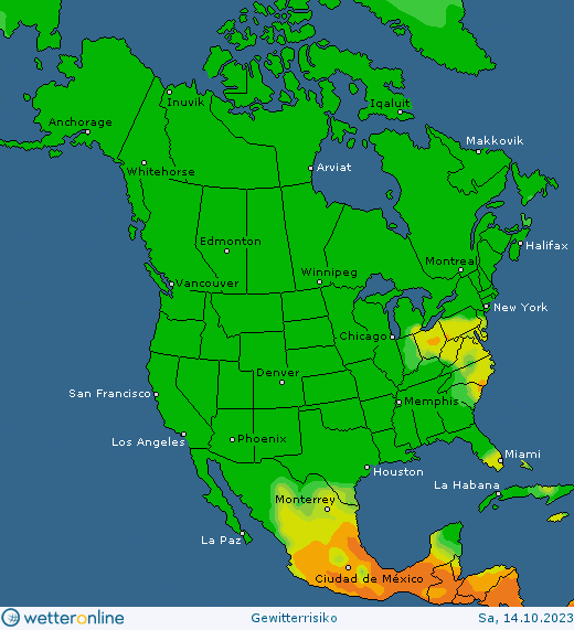 Thunderstorm-forecast-USA-saturday-1