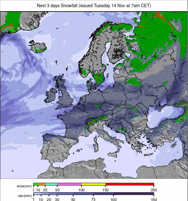 Precipitation-maps-20 Precipitation maps Europe #rainfall (Precipitații în Europa)