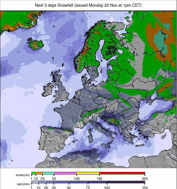 Precipitation-maps-30 Precipitation maps Europe #rainfall (Precipitații în Europa)