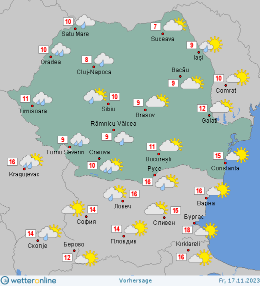 Prognoza-meteo-Romania-17-Noiembrie-2023-ziua Prognoza meteo Romania 17 Noiembrie 2023 (Romania weather forecast)