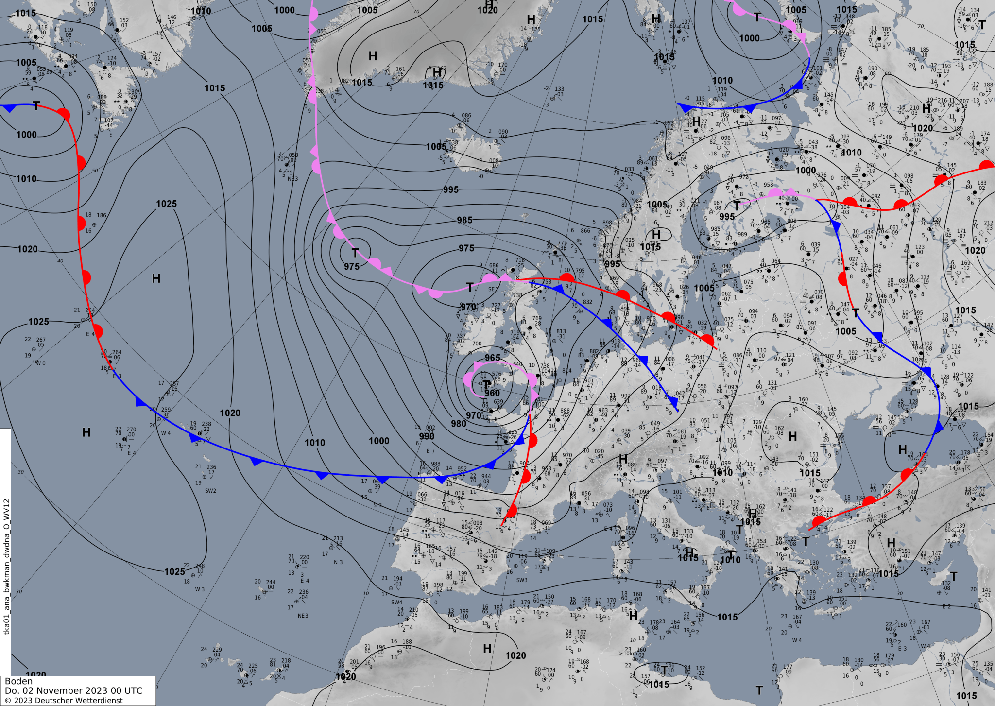 Sinoptic-chart-Europe-1-2048x1453 Europe weather forecast #weatherforecast (Vremea în Europa). Rain radar