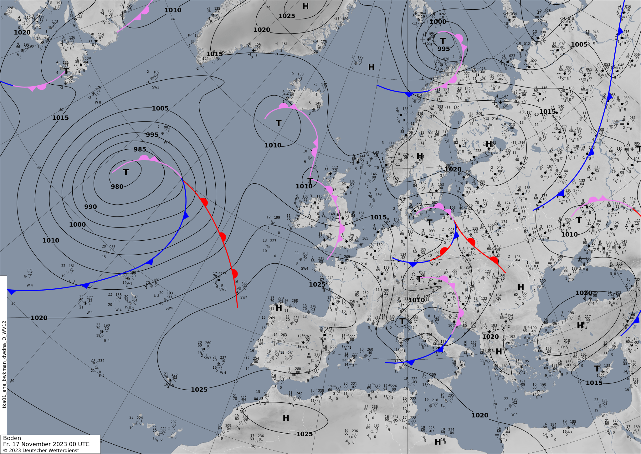 Sinoptic-chart-Europe-14-2048x1453 Europe weather forecast #weatherforecast (Vremea în Europa). Rain radar