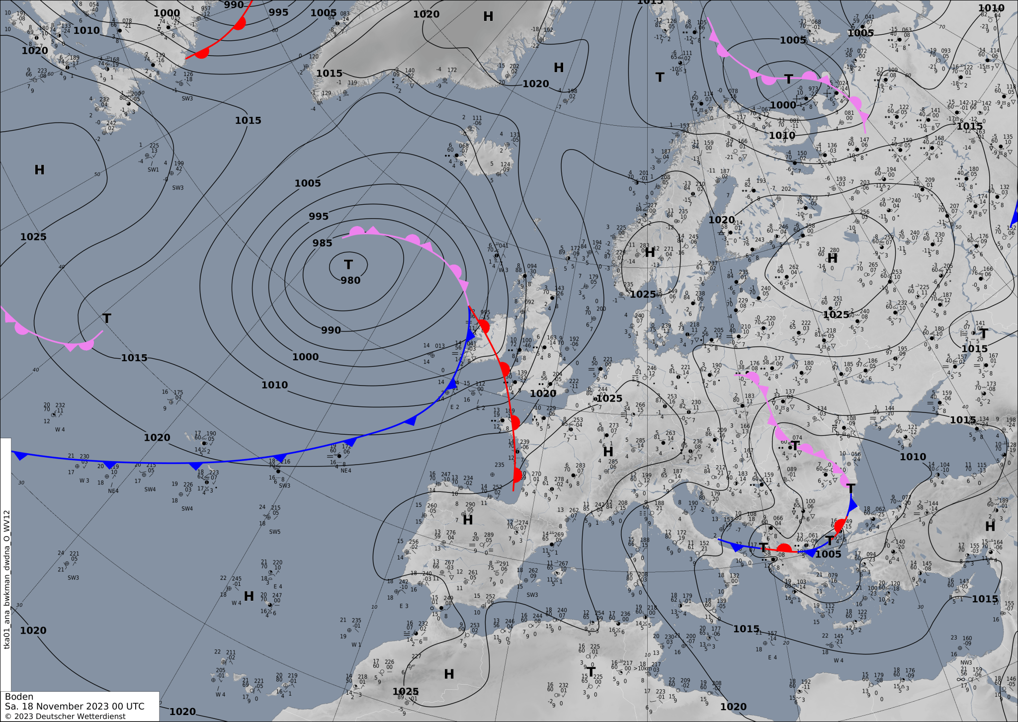 Sinoptic-chart-Europe-15-2048x1453 Europe weather forecast 48h #weatherforecast (Prognoza meteo Europa). Radar