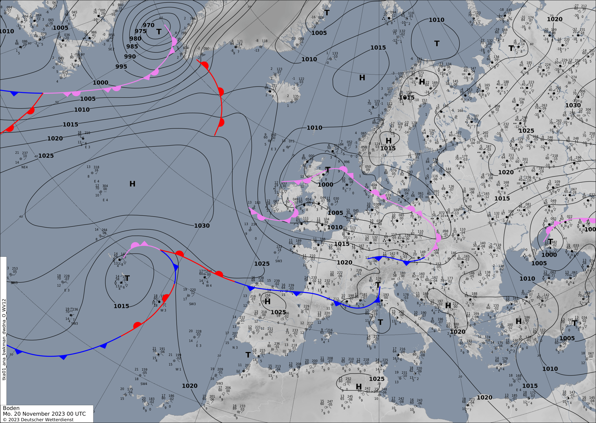 Sinoptic-chart-Europe-16-2048x1453 Europe weather forecast #weatherforecast (Vremea în Europa). Rain radar