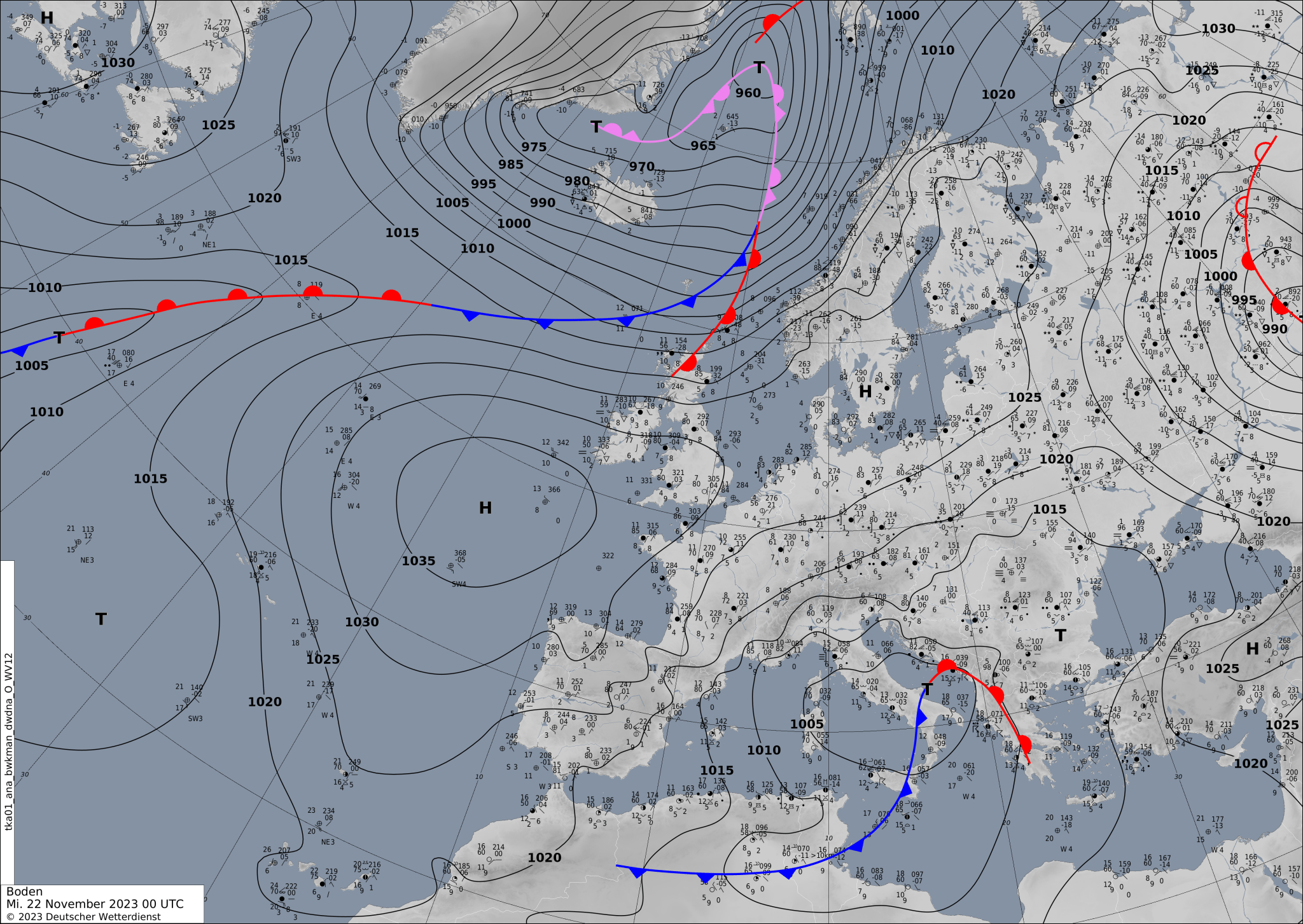 Sinoptic-chart-Europe-18-2048x1453 Europe weather forecast #weatherforecast (Vremea în Europa). Rain radar