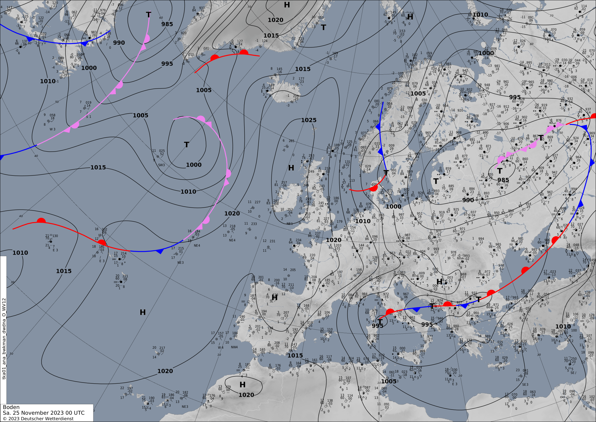 Sinoptic-chart-Europe-21-2048x1453 Europe weather forecast 48h #weatherforecast (Prognoza meteo Europa). Radar