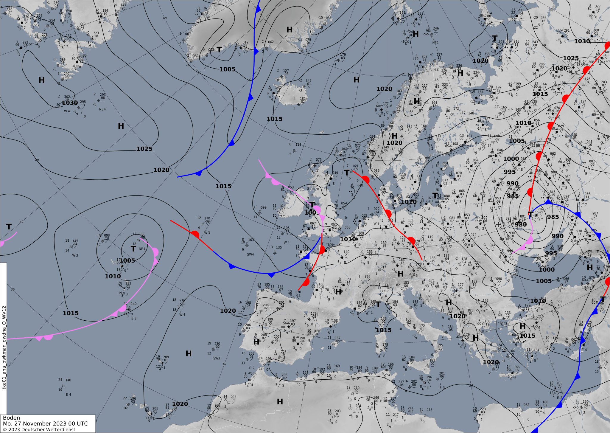 Sinoptic-chart-Europe-22-2048x1453 Europe weather forecast #weatherforecast (Vremea în Europa). Rain radar