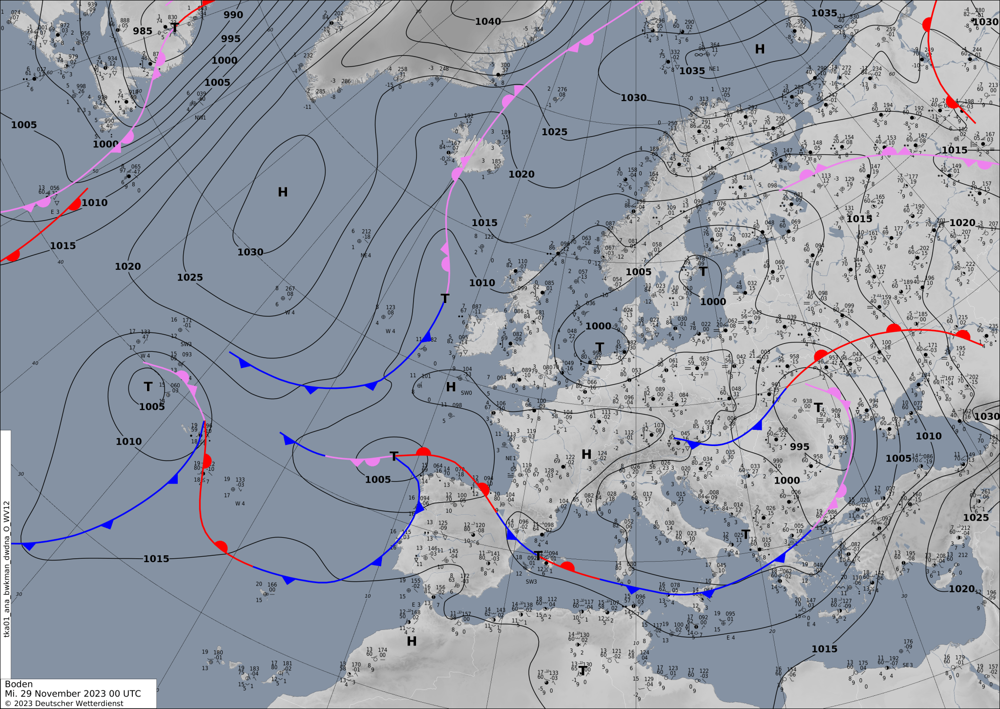 Sinoptic-chart-Europe-24-2048x1453 Europe weather forecast #weatherforecast (Vremea în Europa). Rain radar