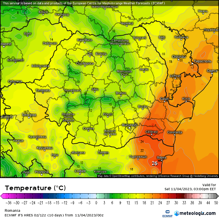 Temperaturi-astazi-3 Prognoza meteo România  4 - 5 Noiembrie 2023 #România