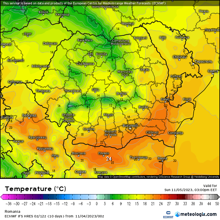 Temperaturi-maine-3 Prognoza meteo România  4 - 5 Noiembrie 2023 #România