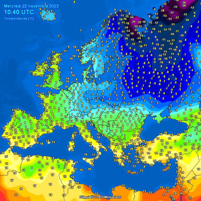 temperatures-Europe-13 Temperatures Europe at noontime (Temperaturile pranzului în Europa)