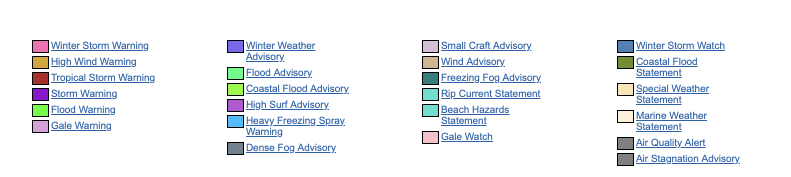 weather-warnings-13 USA weather warnings #rainfall (Avertizari meteo în USA)