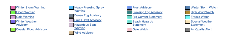 weather-warnings-17 USA weather warnings #rainfall (Avertizari meteo în USA)