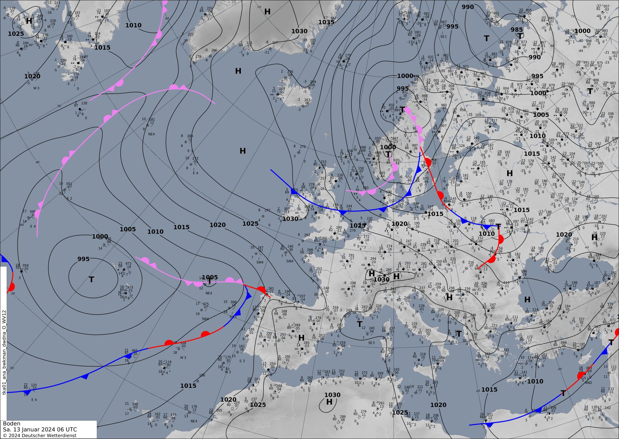 Sinoptic-chart-Europe-8-2048x1453 Europe weather forecast 48h #weatherforecast (Prognoza meteo Europa). Radar