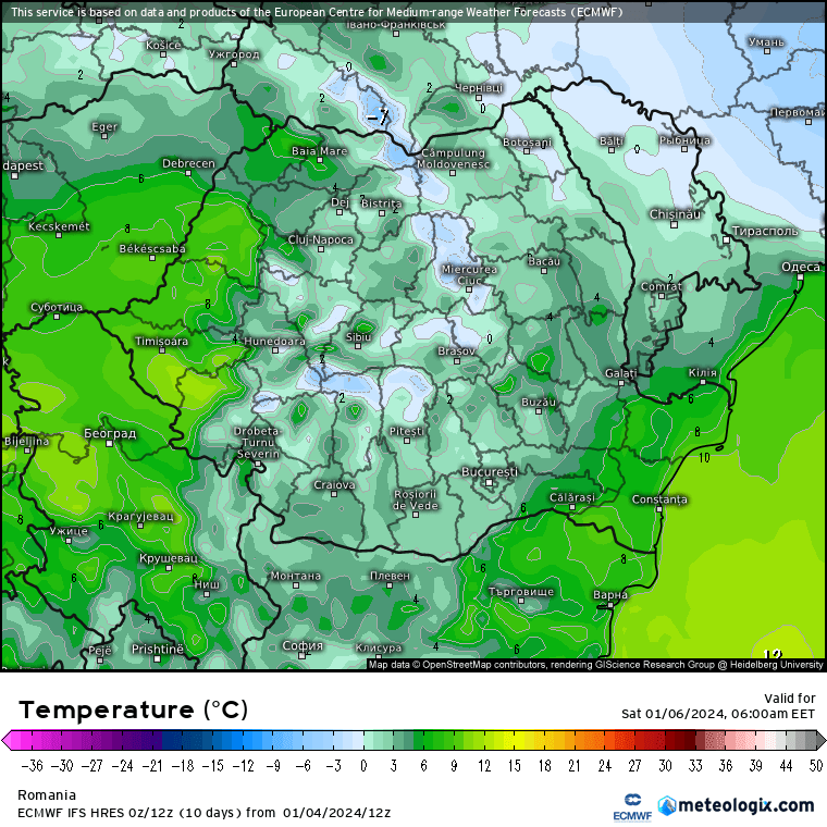 Temperaturi-maine-dimineata-2 Prognoza meteo România  5 - 6 Ianuarie 2024 #România