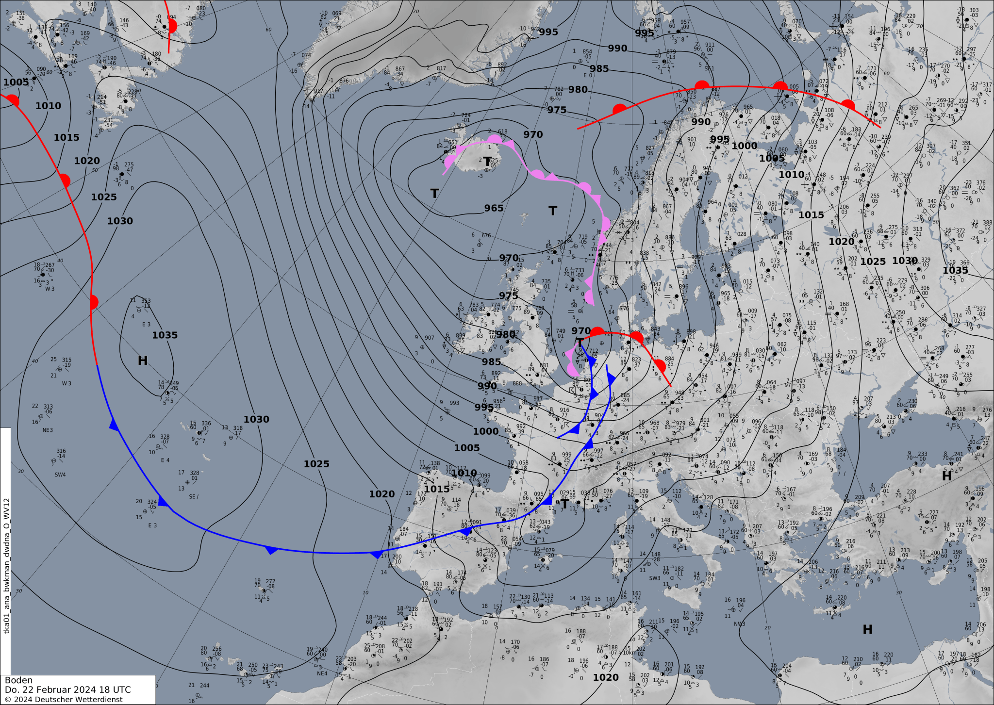 Sinoptic-chart-Europe-17-2048x1453 Europe weather forecast 48h #weatherforecast (Prognoza meteo Europa). Radar