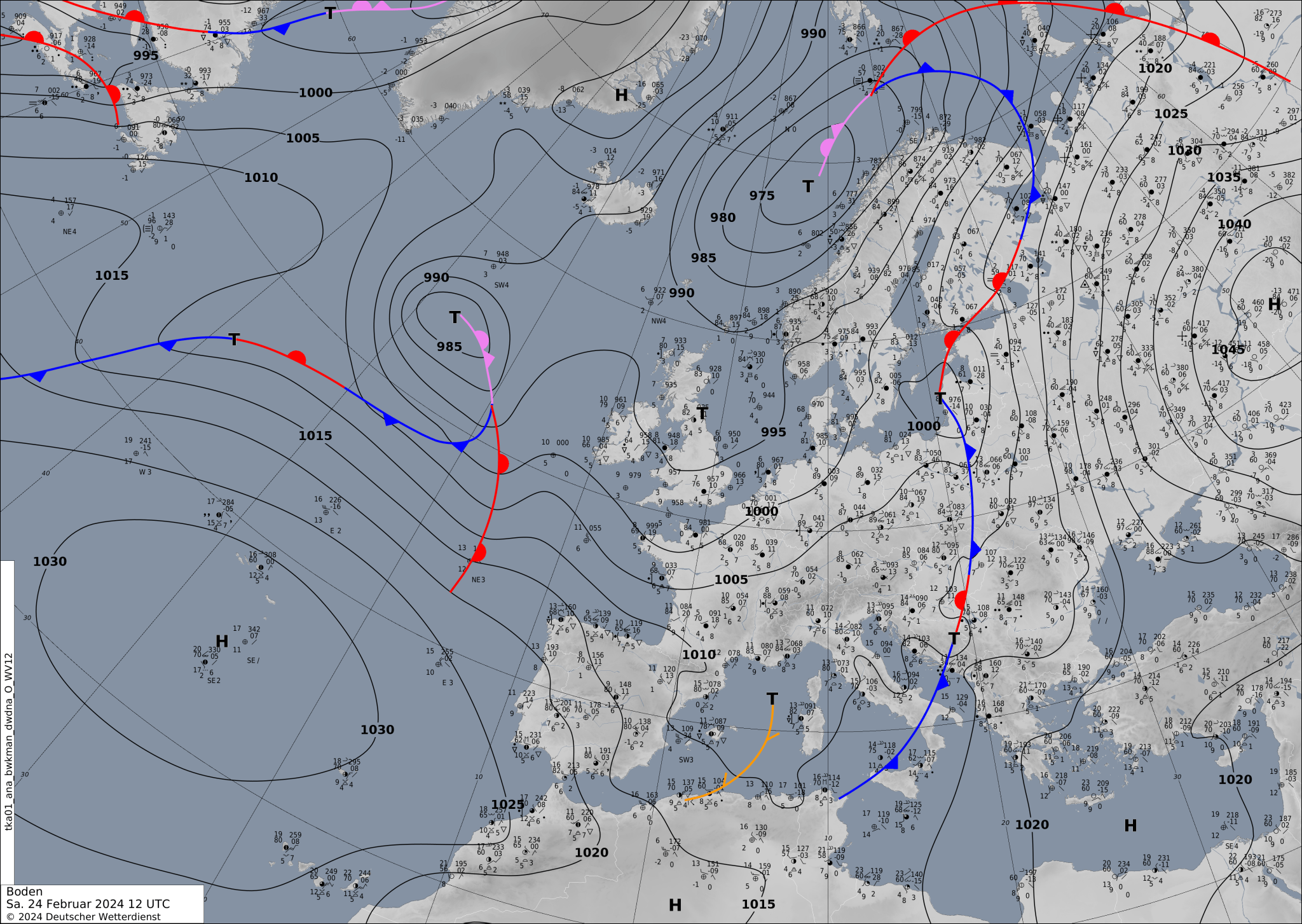 Sinoptic-chart-Europe-18-2048x1453 Europe weather forecast #weatherforecast (Vremea în Europa). Rain radar