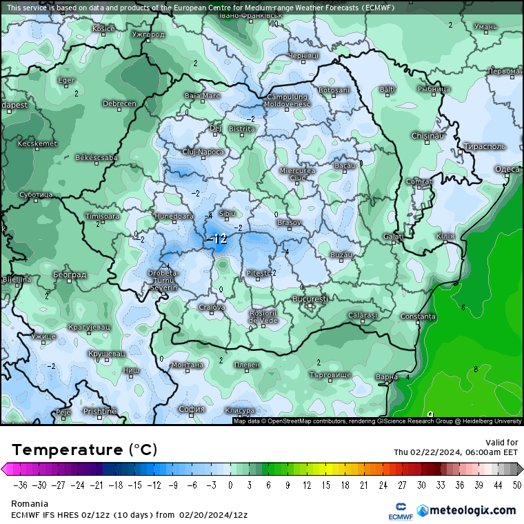 Temperaturi-maine-dimineata-17 Prognoza meteo România  21 - 22 Februarie 2024 #România